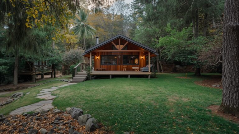 Immerse yourself in serene environments designed for deep relaxation, rejuvenation, and personal growth. Find your sanctuary. 一张宁静的疗养环境图片山间小屋 290px